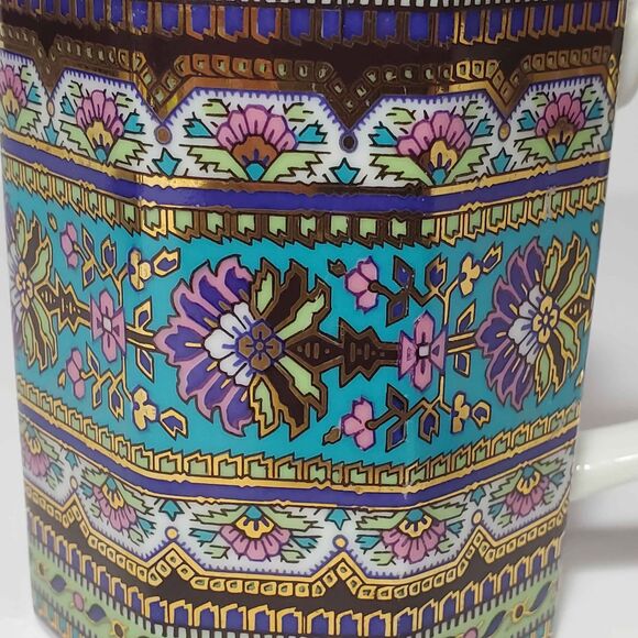 2 Takahashi Paisley Mugs Vintage - Picture 3 of 6